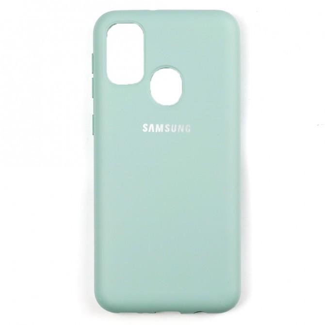 Чехол Soft Case для Samsung M307 GalaM307 Galaxy M30s/M215 Galaxy M21 Голубой FULL-1