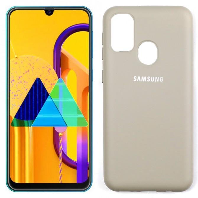 Чехол Soft Case для Samsung M307 Galaxy M30s Серый FULL