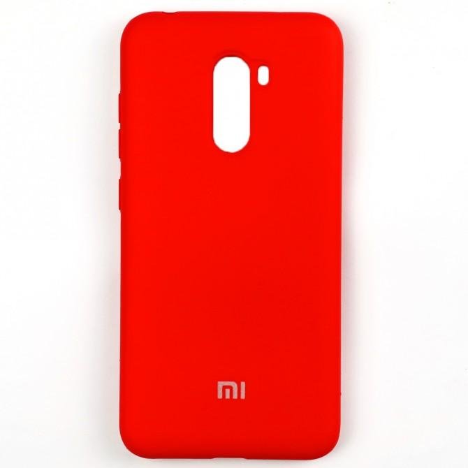 Чехол Soft Case для Xiaomi Pocophone F1 Красный FULL-1
