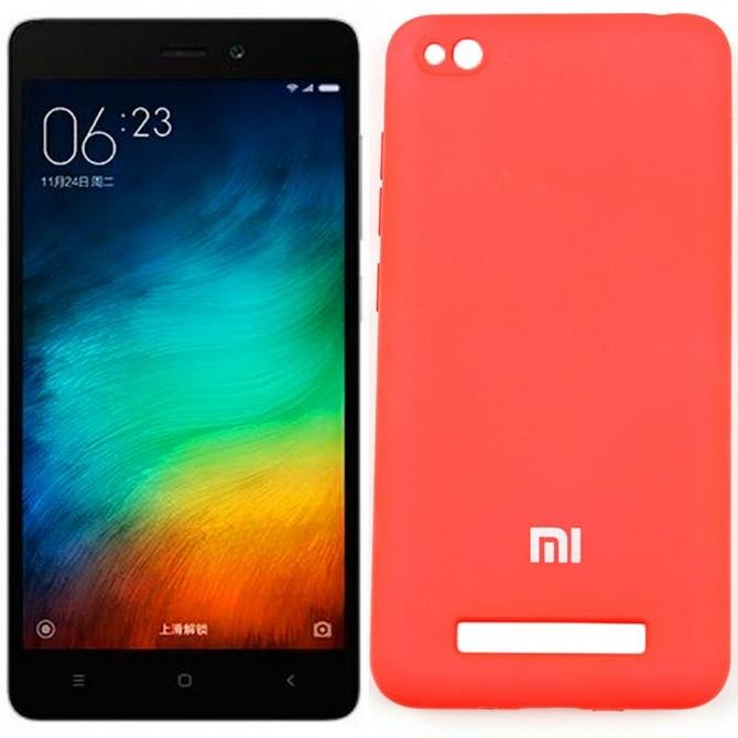 Чехол Soft Case для Xiaomi Redmi 4a Красный FULL