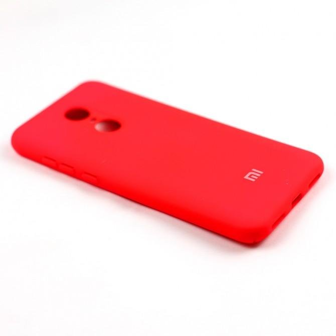 Чехол Soft Case для Xiaomi Redmi 5 Plus Ярко малиновый FULL-3