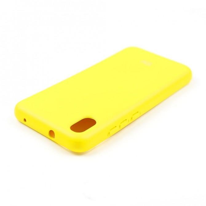 Чехол Soft Case для Xiaomi Redmi 7a Ярко жёлтый FULL-4