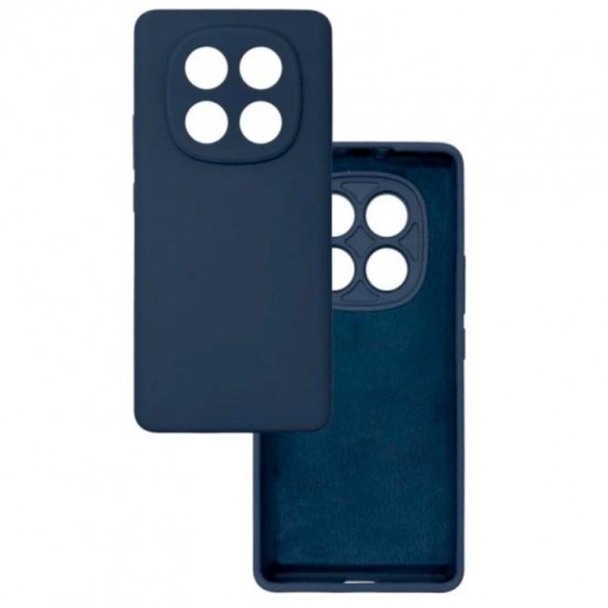 Силіконовий чохол Soft для Xiaomi Redmi Note 14 4G Темно Синій FULL