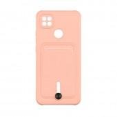 Чехол TPU Colorfull Pocket Card для Xiaomi Redmi 9C/ Redmi 10A Персиковый