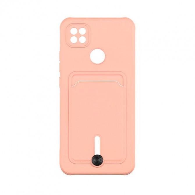 Чехол TPU Colorfull Pocket Card для Xiaomi Redmi 9C/ Redmi 10A Персиковый