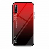 Чохол TPU Gradient HELLO Glass для Samsung A705 Galaxy A70 Червоний Чохол TPU Gradient HELLO Glass для Samsung A705 Galaxy A70 Червоний
