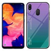 Чохол TPU Gradient HELLO Glass для Samsung M205 Galaxy М20 Блакитний Чохол TPU Gradient HELLO Glass для Samsung M205 Galaxy М20 Блакитний