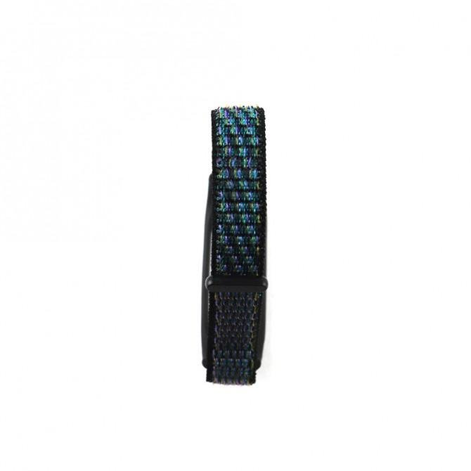 Ремінець для Xiaomi Band 5/6 Nylon design Black/Blue-2