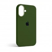 Силиконовый чехол для iPhone 16 Army Green FULL Силиконовый чехол для iPhone 16 Army Green FULL