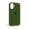 Силіконовий чохол для iPhone 16 Army Green FULL