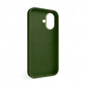 Силиконовый чехол для iPhone 16 Army Green FULL Силиконовый чехол для iPhone 16 Army Green FULL