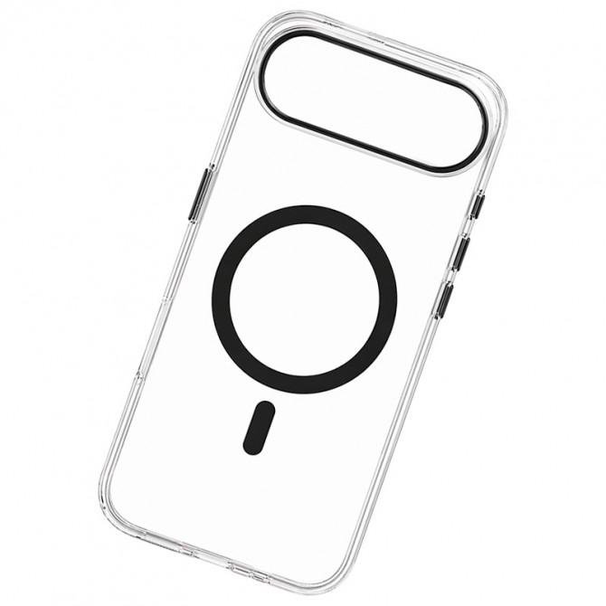 Чохол-накладка Anti-Fall для iPhone 17 Air Transparent / Black-1