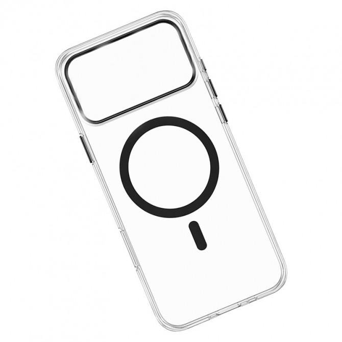 Чохол-накладка Anti-Fall для iPhone 17 Pro Max Transparent / Black-1