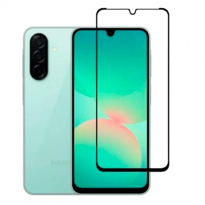 Защитное стекло для SAMSUNG A266 Galaxy A26 Full Glue (0.25 мм, 2.5D, черное) ЛЮКС