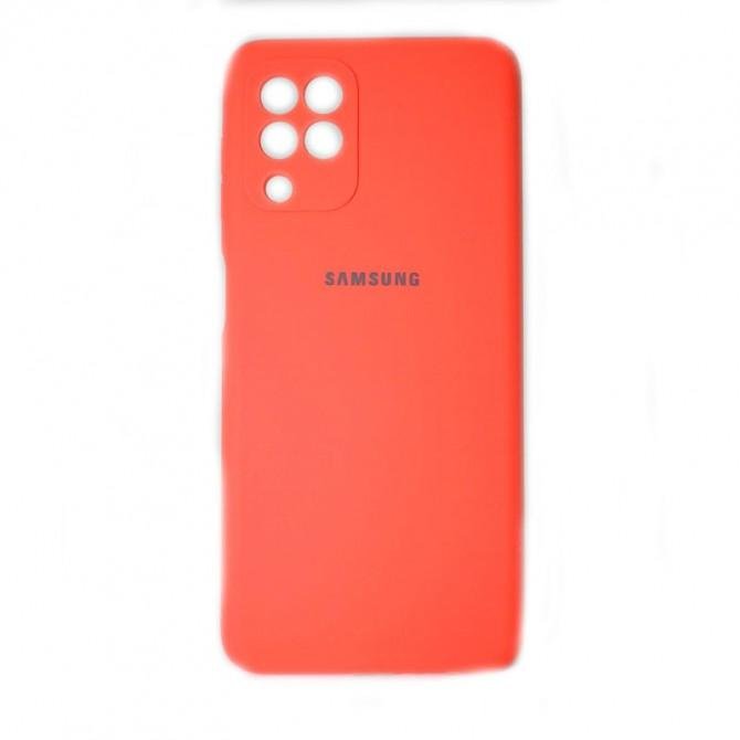 Чехол Original Soft Case Samsung A225 Galaxy A22/M32 Ярко Розовый FULL