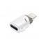Переходник XO NB256E Type-C to Lightning White