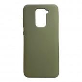 Чохол Original Soft Case Xiaomi Redmi Note 9/Redmi 10X Темно Оливковий FULL