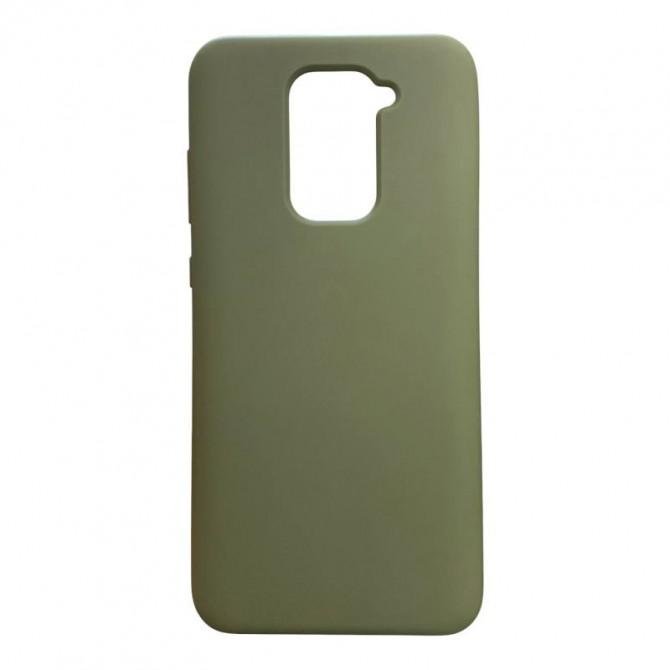 Чохол Original Soft Case Xiaomi Redmi Note 9/Redmi 10X Темно Оливковий FULL