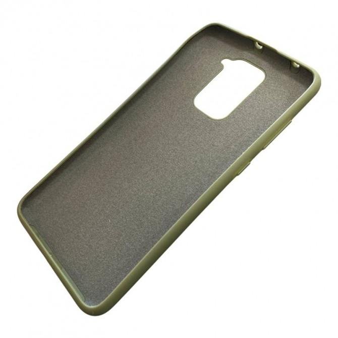 Чохол Original Soft Case Xiaomi Redmi Note 9/Redmi 10X Темно Оливковий FULL-3