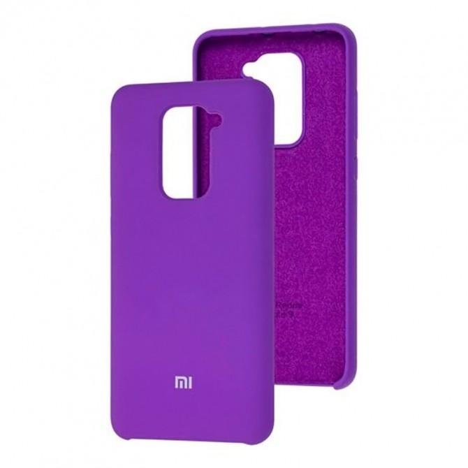 Чехол накладка Original Soft Case Xiaomi Redmi Note 9 Фиолетовый