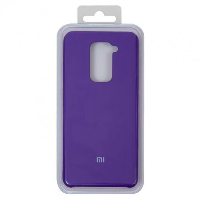 Чехол накладка Original Soft Case Xiaomi Redmi Note 9 Фиолетовый-3