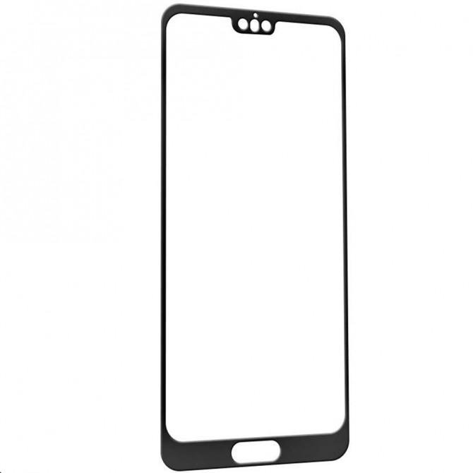 Захисне скло для HUAWEI P20 (0.3 мм, 5D чорне)-4