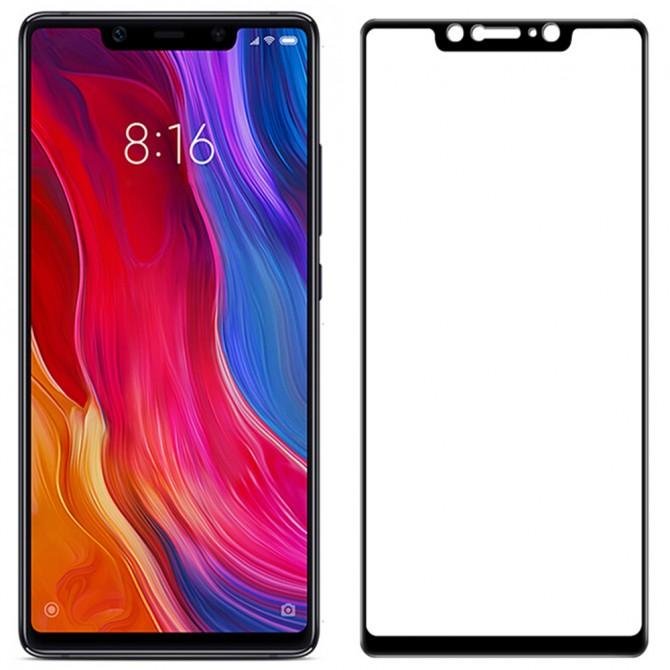 Защитное стекло для XIAOMI Mi8 SE (0.3 мм, 5D чёрное)