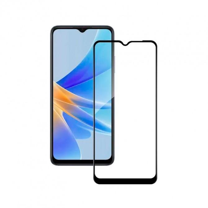 Захисне скло для Oppo A17/A17K Full Glue (0.3 мм, 2.5D, чорне)