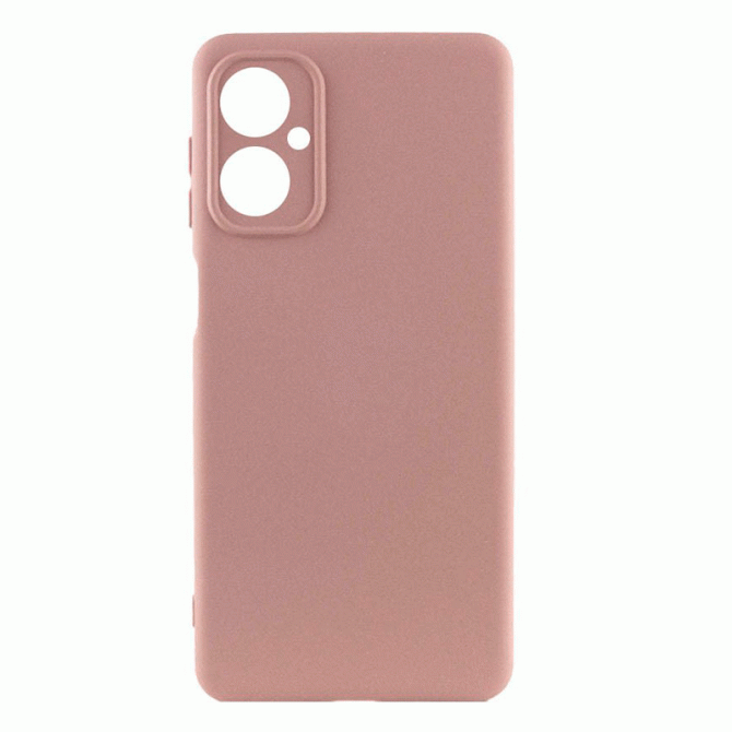 Чохол Silicone Case Motorola Moto G55 5G Бежевий FULL