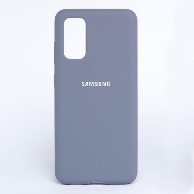 Чехол Original Soft Case Samsung G980 Galaxy S20 Серый FULL