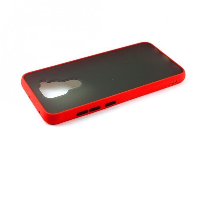 Чехол MATT CASE для Xiaomi Redmi Note 9/Redmi 10X Red-3