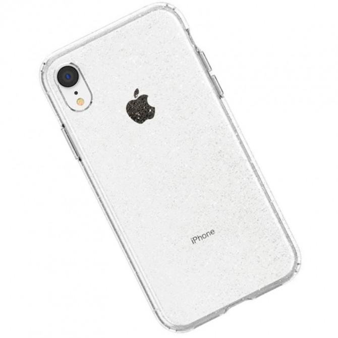 Чехол-накладка Molan Cano Jelly Sparkle для Apple iPhone Xr Прозрачный-3