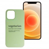 Чохол Pump Silicone Minimalistic Case for iPhone 12 Pro Max Vegetarian Wiki Чохол Pump Silicone Minimalistic Case for iPhone 12 Pro Max Vegetarian Wiki