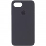 Оригинальный силиконовый чехол для iPhone 7/8 Plus Темно Серый FULL