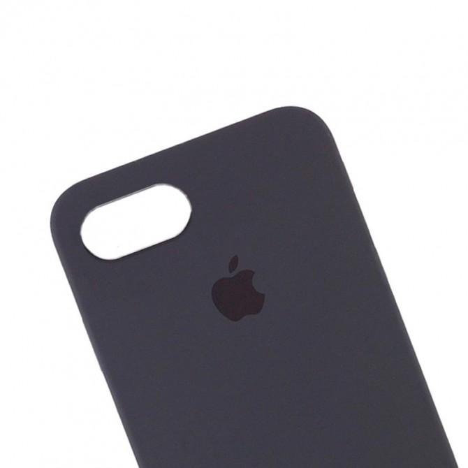 Оригинальный силиконовый чехол для iPhone 7/8 Plus Темно Серый FULL-2