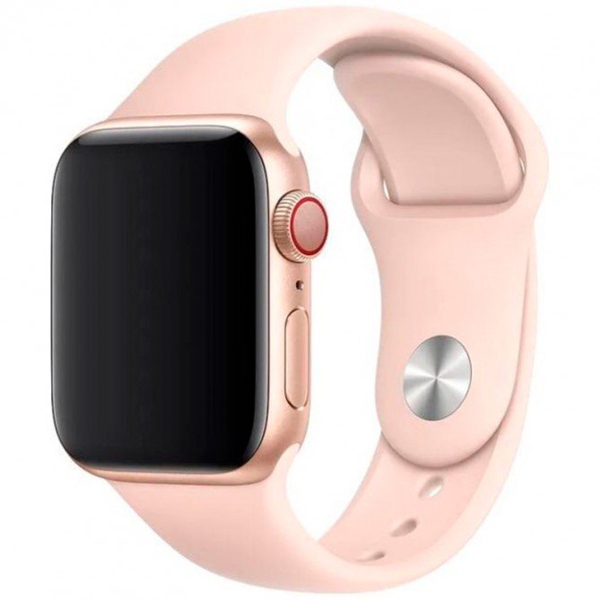 Ремінець для Apple Watch 42/44/45/46/49mm Sport Band 3 pcs (S/M & M/L) Pink Sand-1