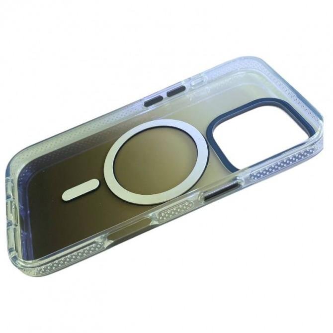 Чохол TPU+PC Phantom with MagSafe для Apple iPhone 15 (6.1") Grey-4