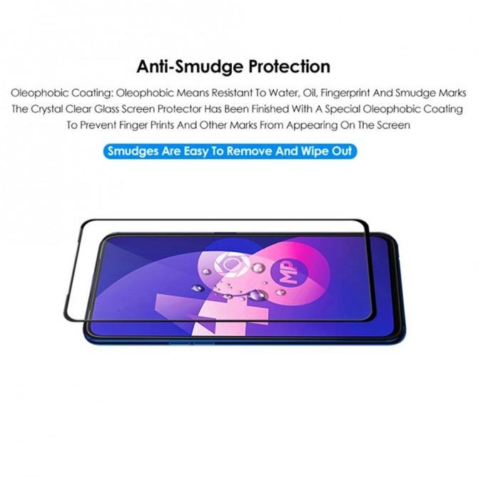 Защитное стекло для Vivo V15 Pro Full Glue (0.3 мм, 2.5D, чёрное)-1