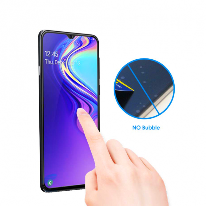 Захисне скло для SAMSUNG A107 Galaxy A10s 2019 (Full Glue (0.25 мм, 2.5D, чёрное) ЛЮКС-3