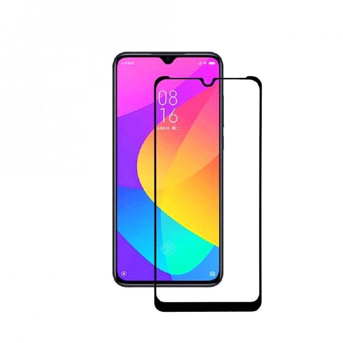 Защитное стекло для XIAOMI Mi A3 Full Glue (0.25 мм, 2.5D, чёрное) ЛЮКС