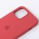 Оригінальний силіконовий чохол для iPhone 13 mini Вишневий FULL