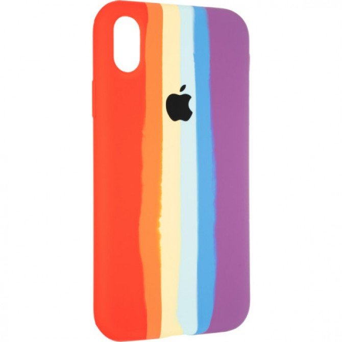 Colorfull Soft Case iPhone X/XS Rainbow-1