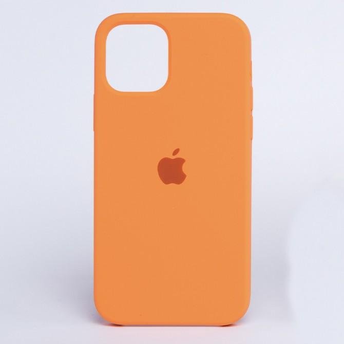 Оригінальний силіконовий чохол для iPhone 13 mini Світло Помаранчевий FULL