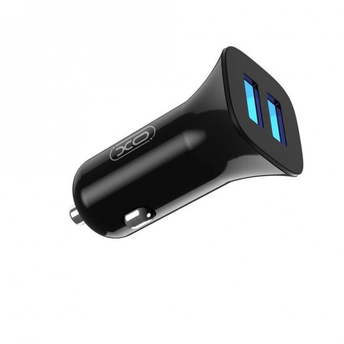 Автомобильное зарядное устройство XO TZ10/CC31 2.4A/2 USB Black-2
