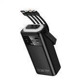 Дополнительная батарея Hoco EJ65 High 22.5W+PD20W+four-cables power bank 30 000mAh Black