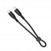Кабель XO NBQ248A Type-C to Lightning Silicone 27W 1m Black Кабель XO NBQ248A Type-C to Lightning Silicone 27W 1m Black