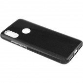 Чохол Silicone 3in1 Блискітки для Xiaomi Redmi 7 Чорний