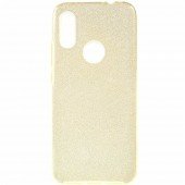 Чохол Silicone 3in1 Блискітки для Xiaomi Redmi 7 Золотий Чохол Silicone 3in1 Блискітки для Xiaomi Redmi 7 Золотий