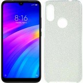 Чохол Silicone 3in1 Блискітки для Xiaomi Redmi 7 Срібло Чохол Silicone 3in1 Блискітки для Xiaomi Redmi 7 Срібло