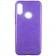 Чохол Silicone 3in1 Блискітки для Xiaomi Redmi 7 Фіолетовий